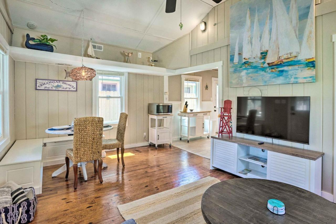 Chic Cottage With Private Yard Steps To Beach! Colonial Beach Exteriér fotografie